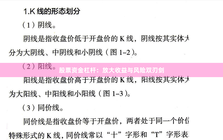 股票资金杠杆：放大收益与风险双刃剑